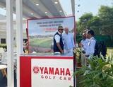 Yamaha Golfcar Booth at GIA Golf and Turf Summit 2023