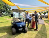 YamahaGolf Car Booth at  GIA Golf Summit 2022