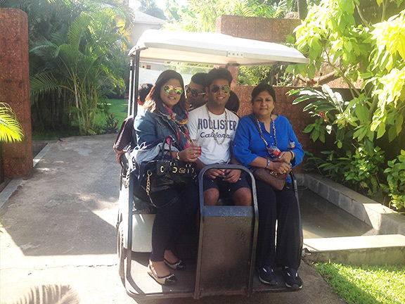 Electric Golf Cart at Farm House